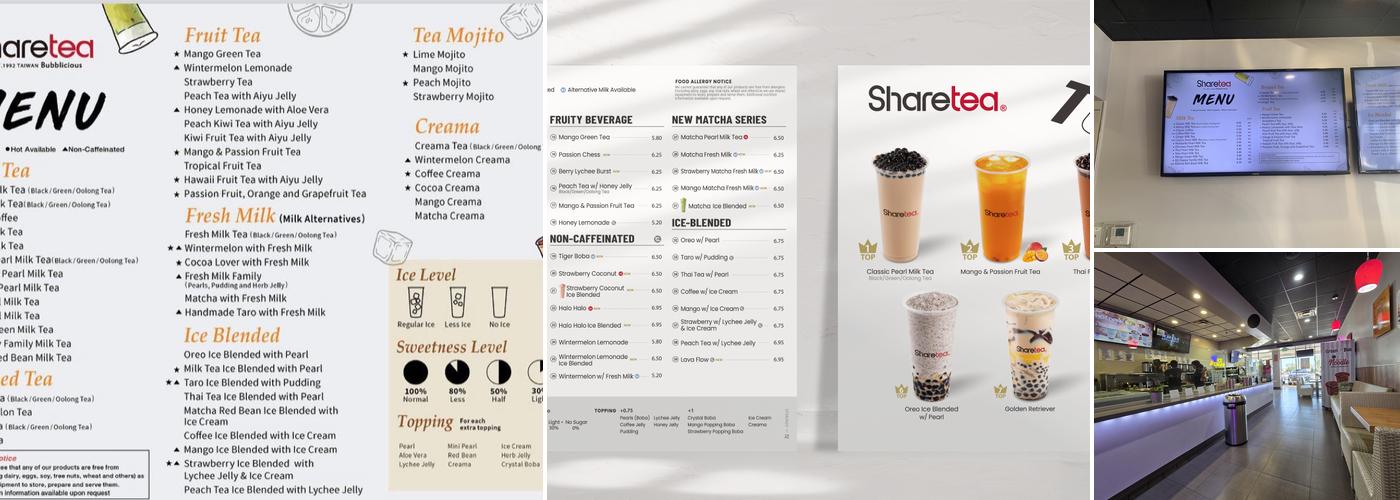 Sharetea Menu