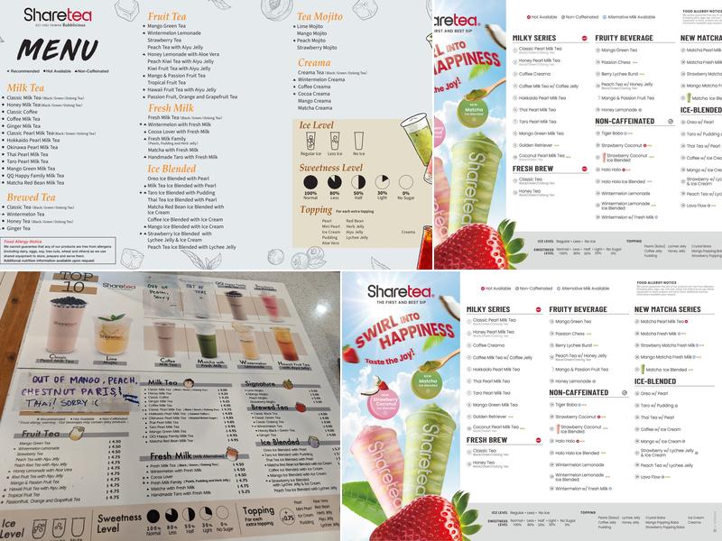 Sharetea Menu