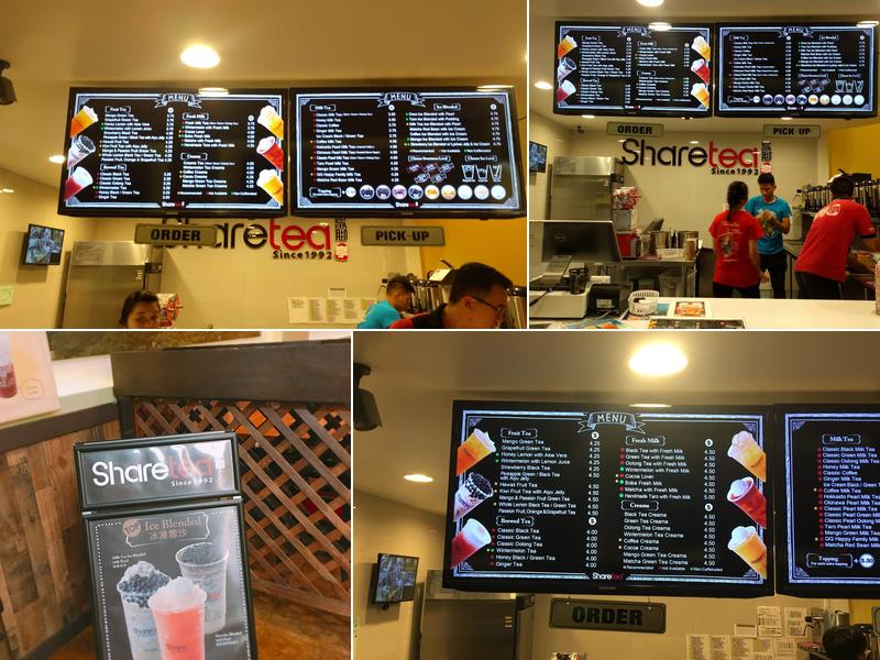 Sharetea Menu