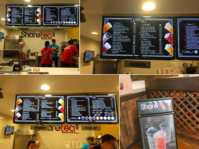 Sharetea Menu