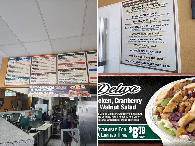 Silver Mine Subs Menu