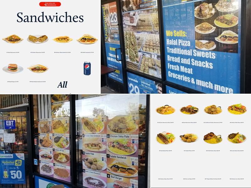 Sinbad Market & Bakery Menu