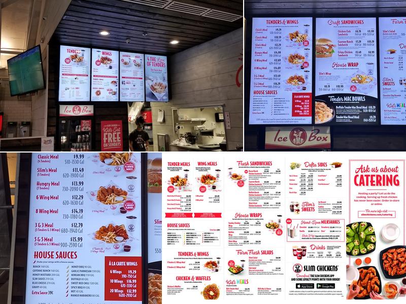Slim Chickens Menu