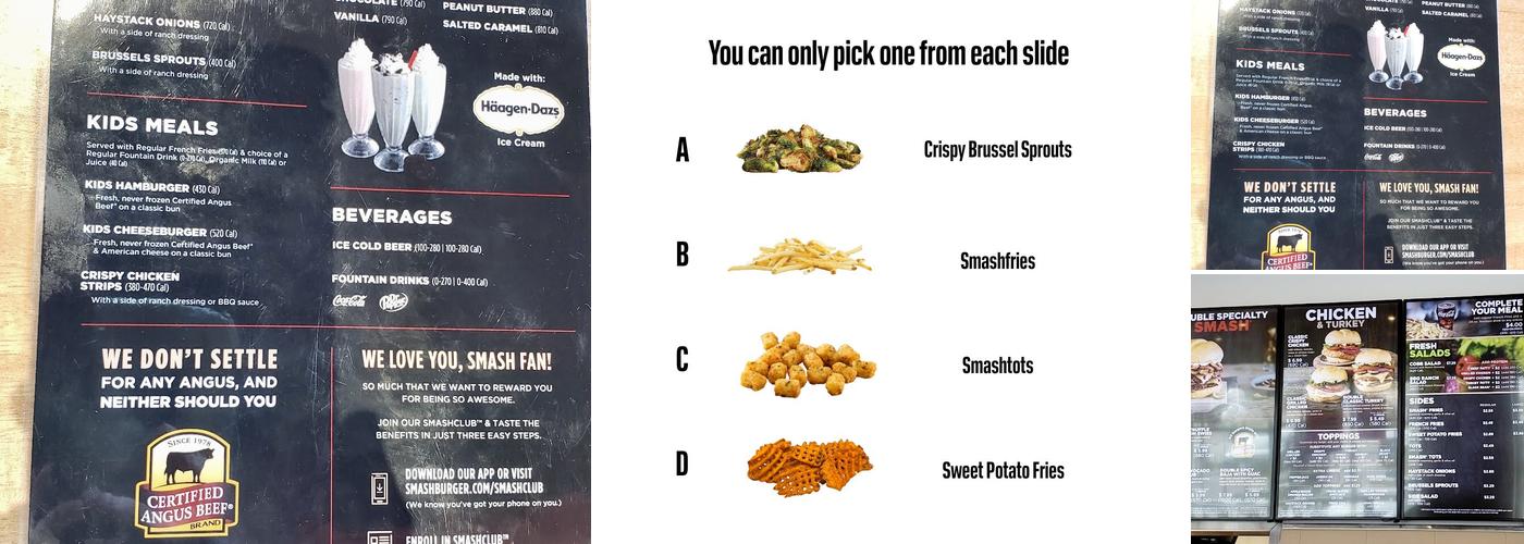 Smashburger Menu