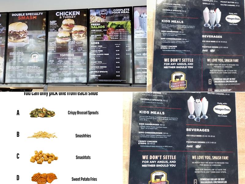 Smashburger Menu