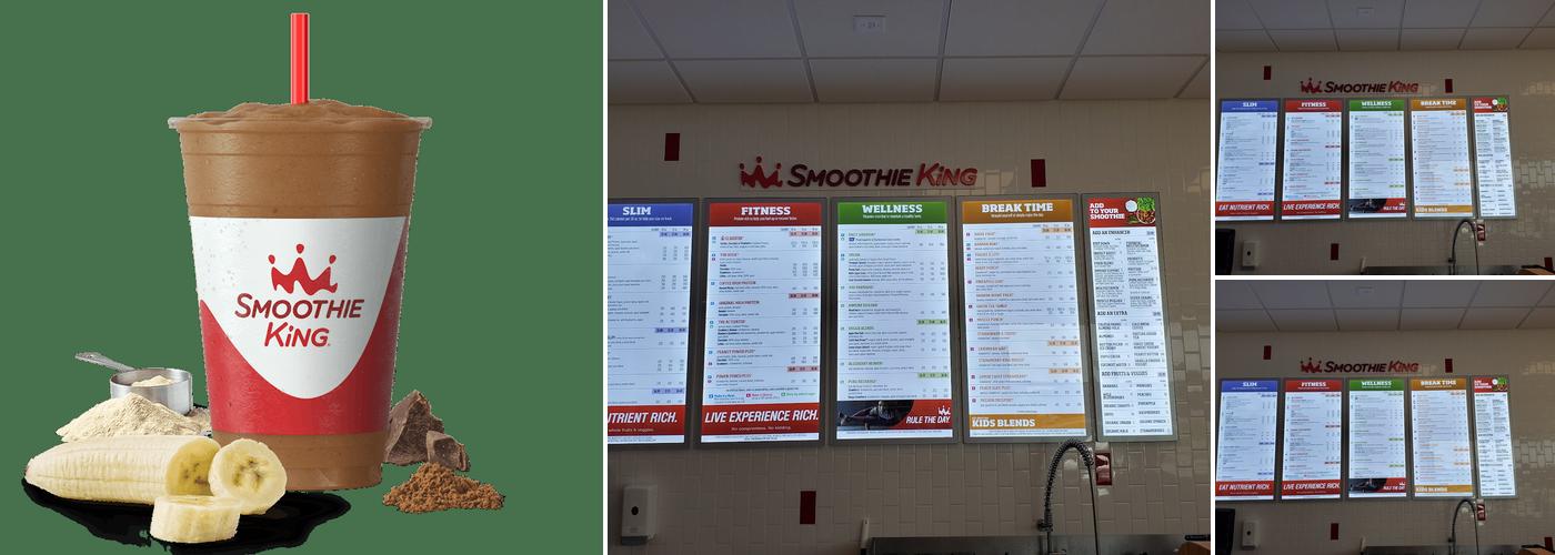 Smoothie King Menu