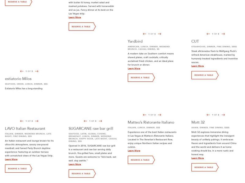 Solaro Poolside Menu