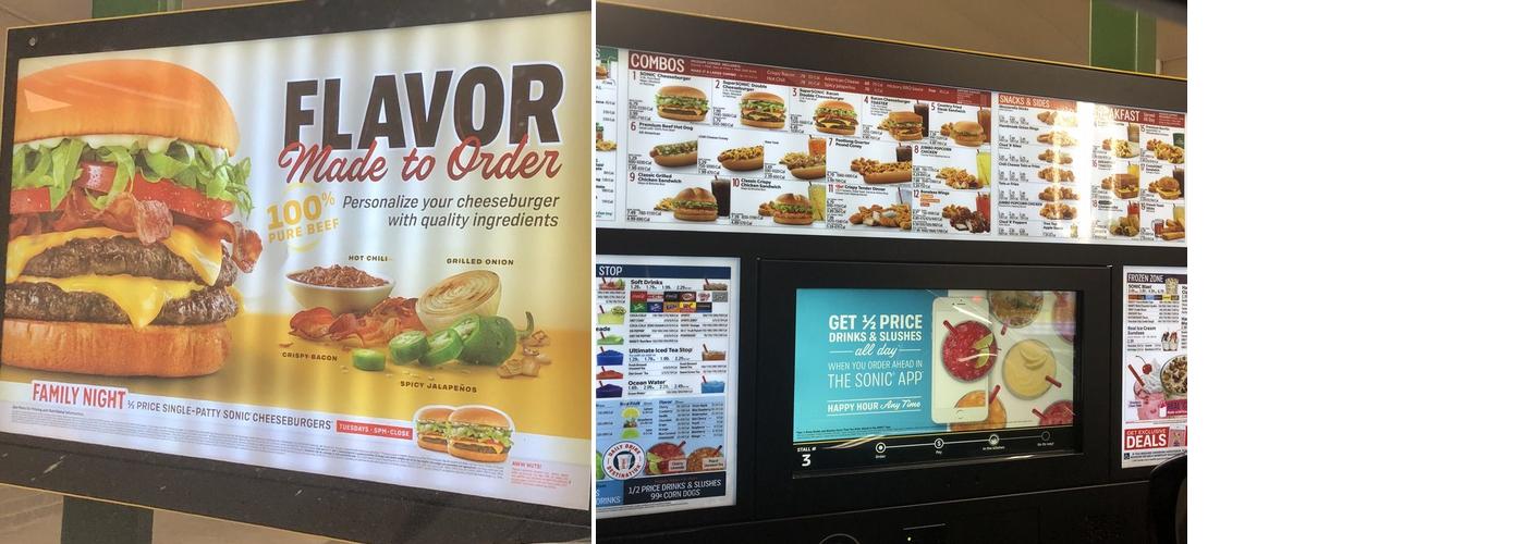 Sonic Drive-In Menu