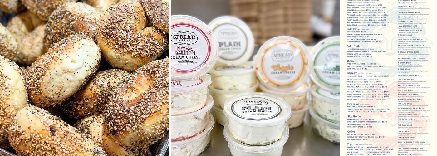 Spread Bagelry Menu