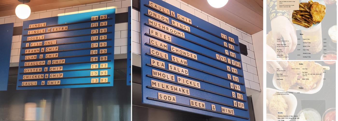 Spud Fish & Chips Menu
