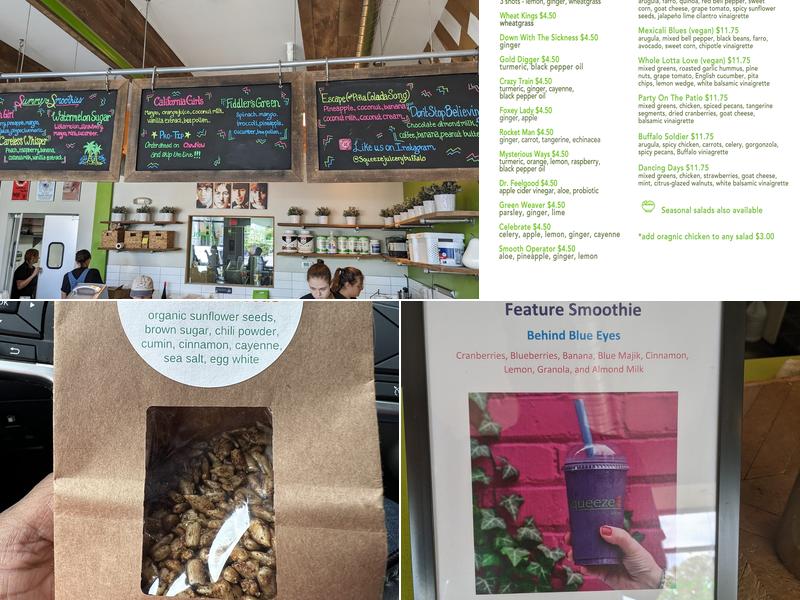 Squeeze Juicery Menu