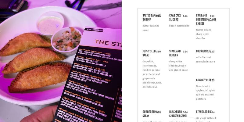 Standard Menu