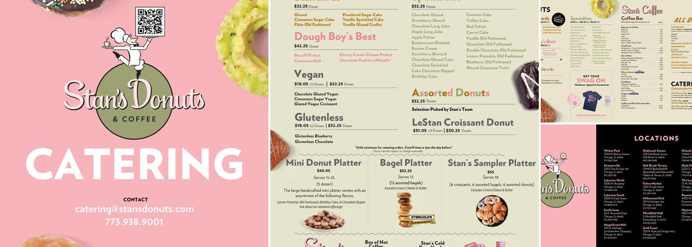Stan's Donuts & Coffee Menu