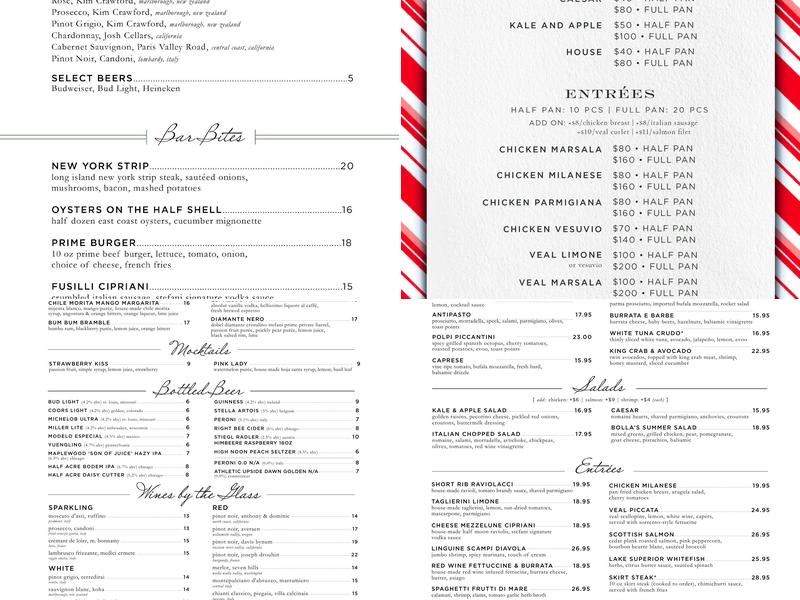 Stefani Prime Menu