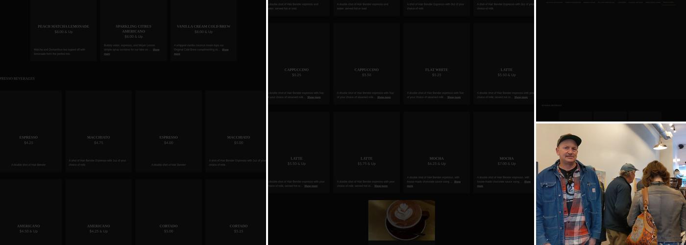 Stumptown Coffee Roasters Menu