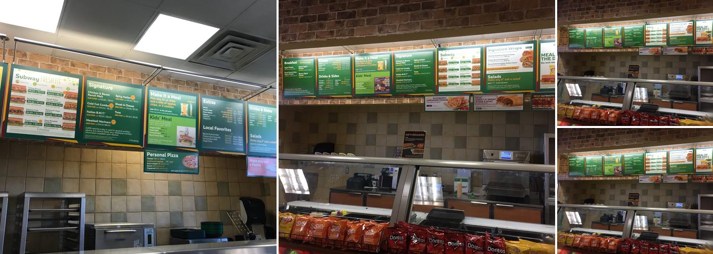 Subway Menu