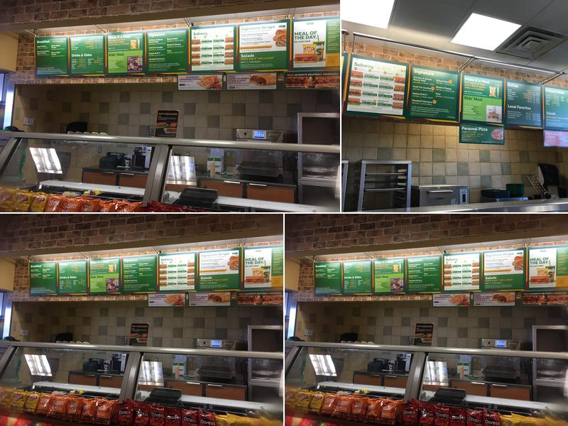 Subway Menu