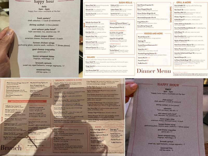 SUGARCANE Menu