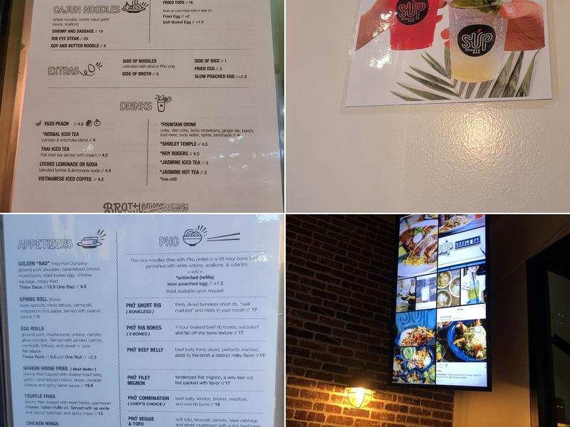 Sup Noodle Bar - Buena Park Menu