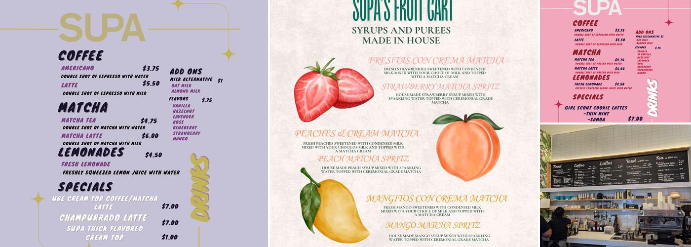 Supa Coffee Menu