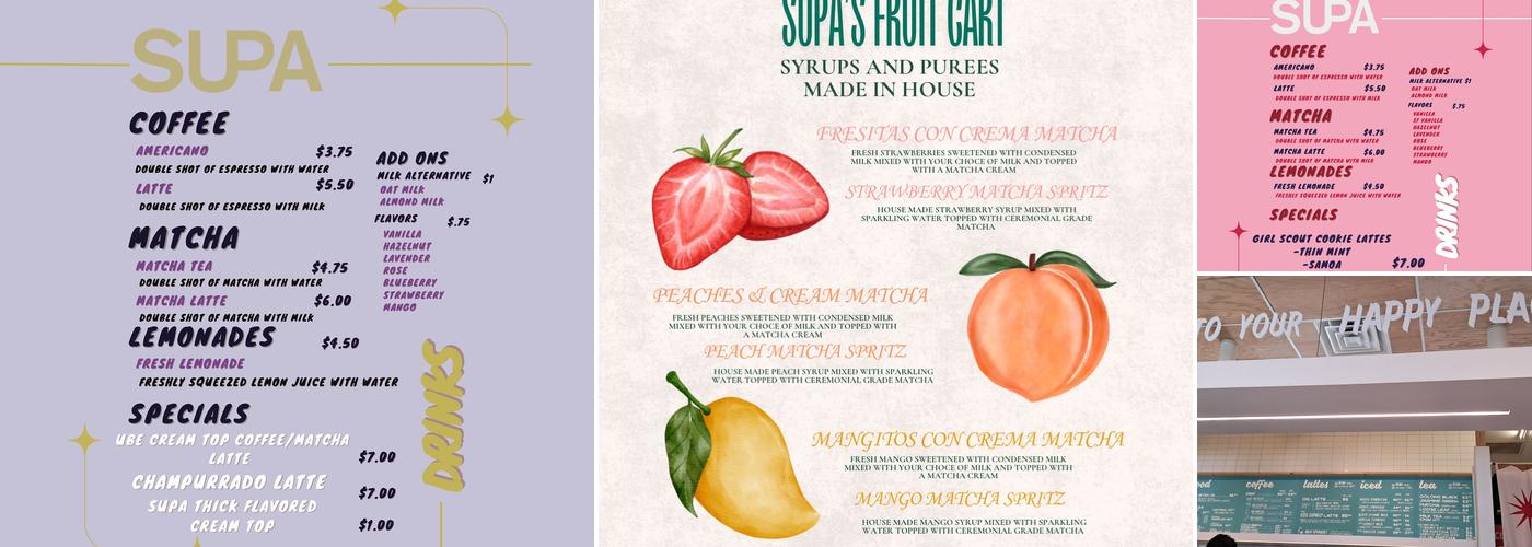 Supa Coffee Menu