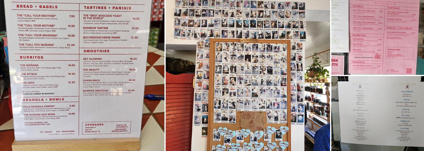 Super Domestic Coffee Menu