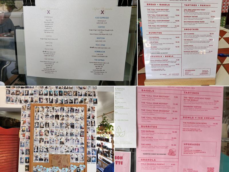 Super Domestic Coffee Menu