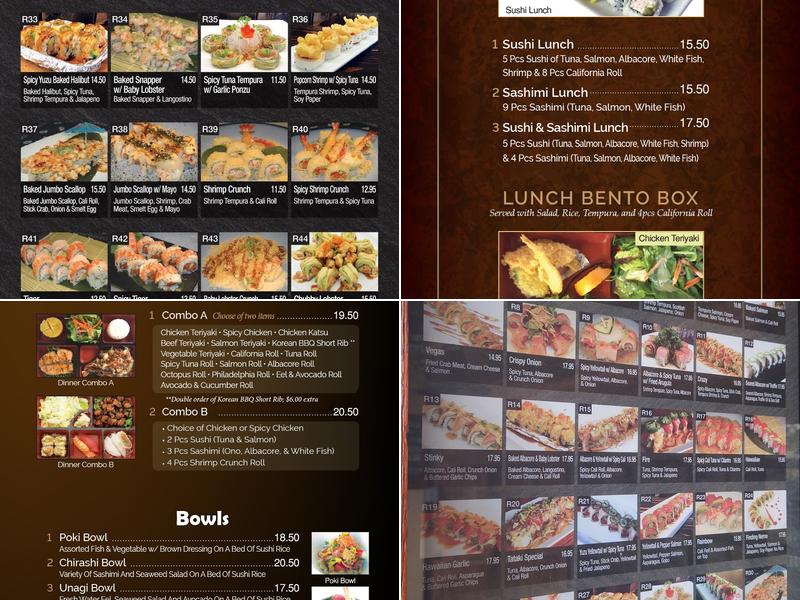 Sushi Ai - Long Beach Menu