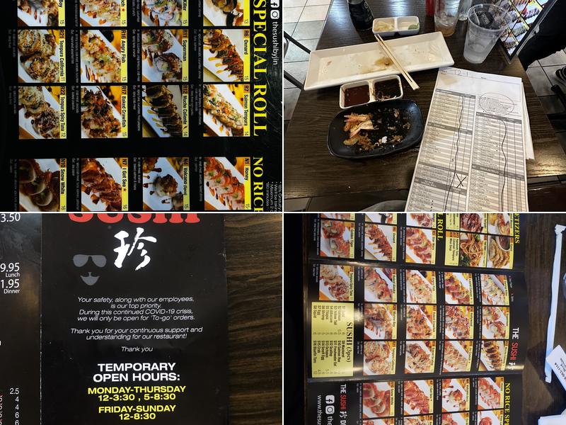 The Sushi by Jin Menu