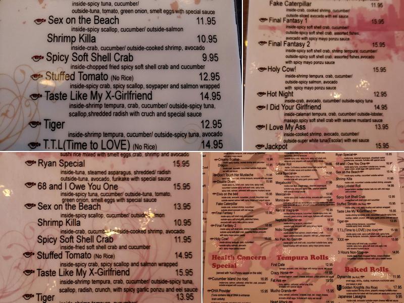 Sushi Loca Downtown Summerlin Menu