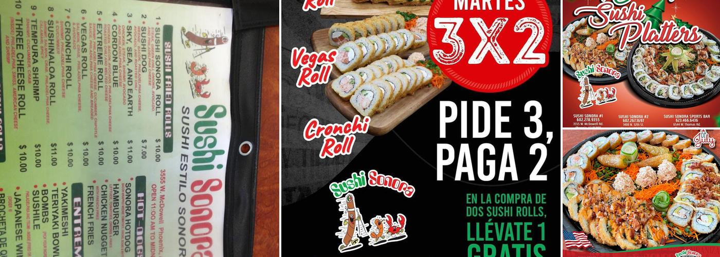 Sushi Sonora Menu