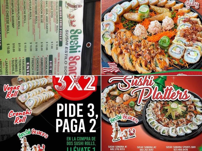 Sushi Sonora Menu