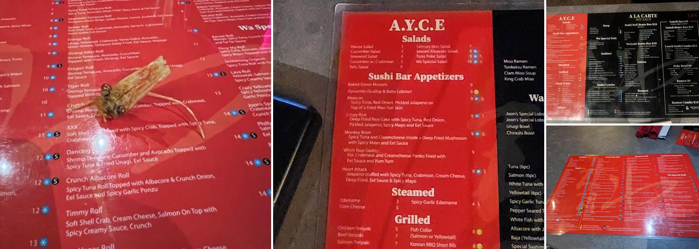 Sushiwa Menu