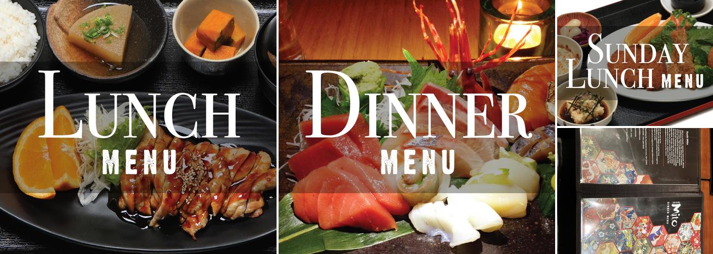 Sushi Mito Menu