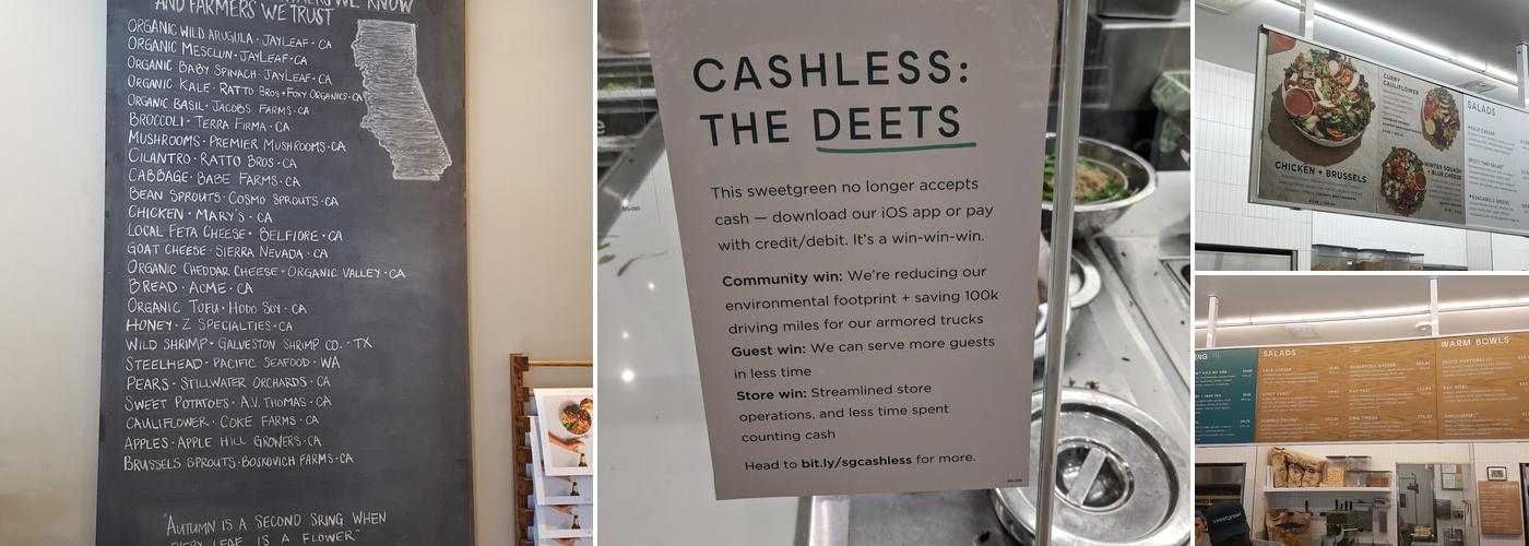 sweetgreen Menu