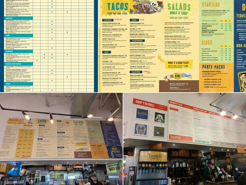 Tacodeli Menu