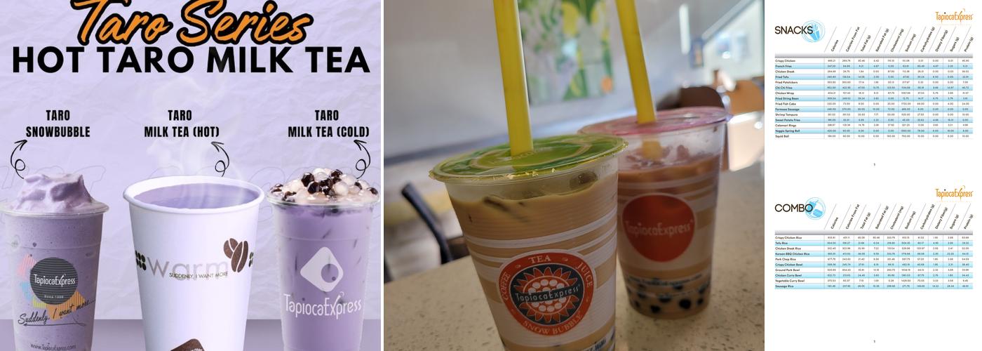 Tapioca Express Menu