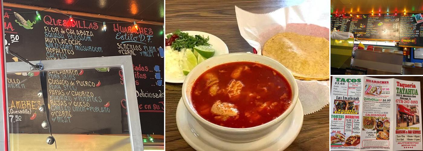 Taqueria Tayahua Menu