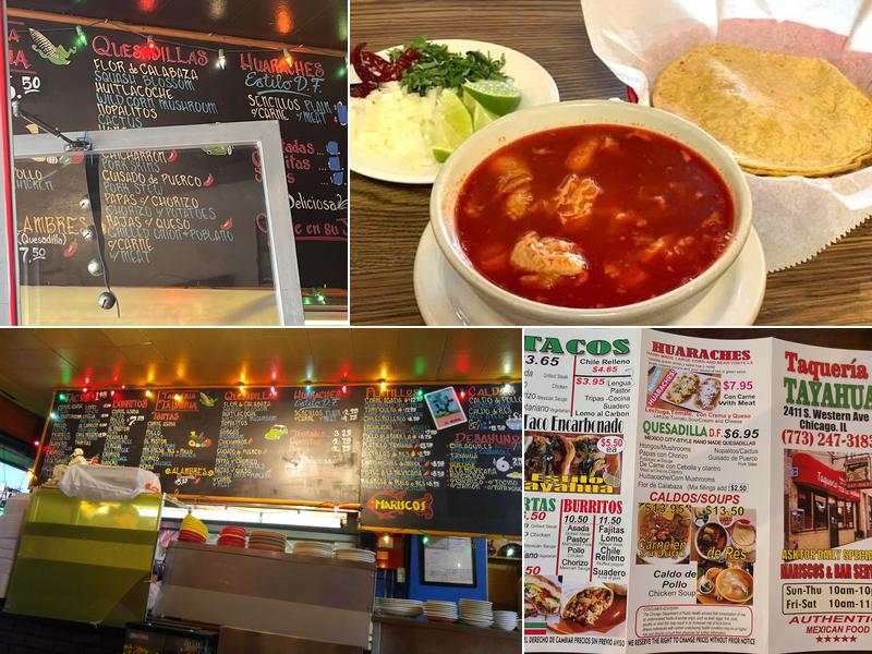 Taqueria Tayahua Menu