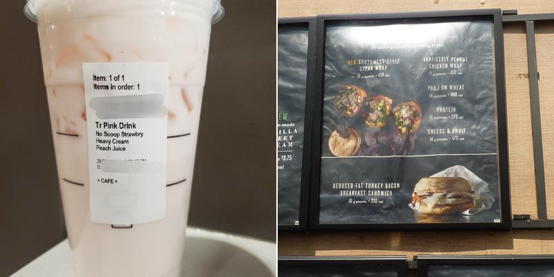 Starbucks Menu