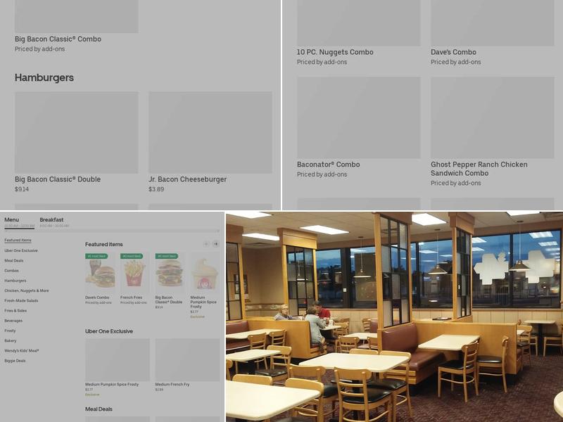 Wendy's Menu