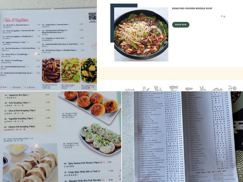 Tasty Noodle House - Irvine Menu