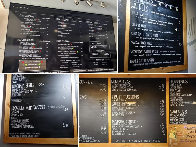 TeaLyfe Drinks Menu