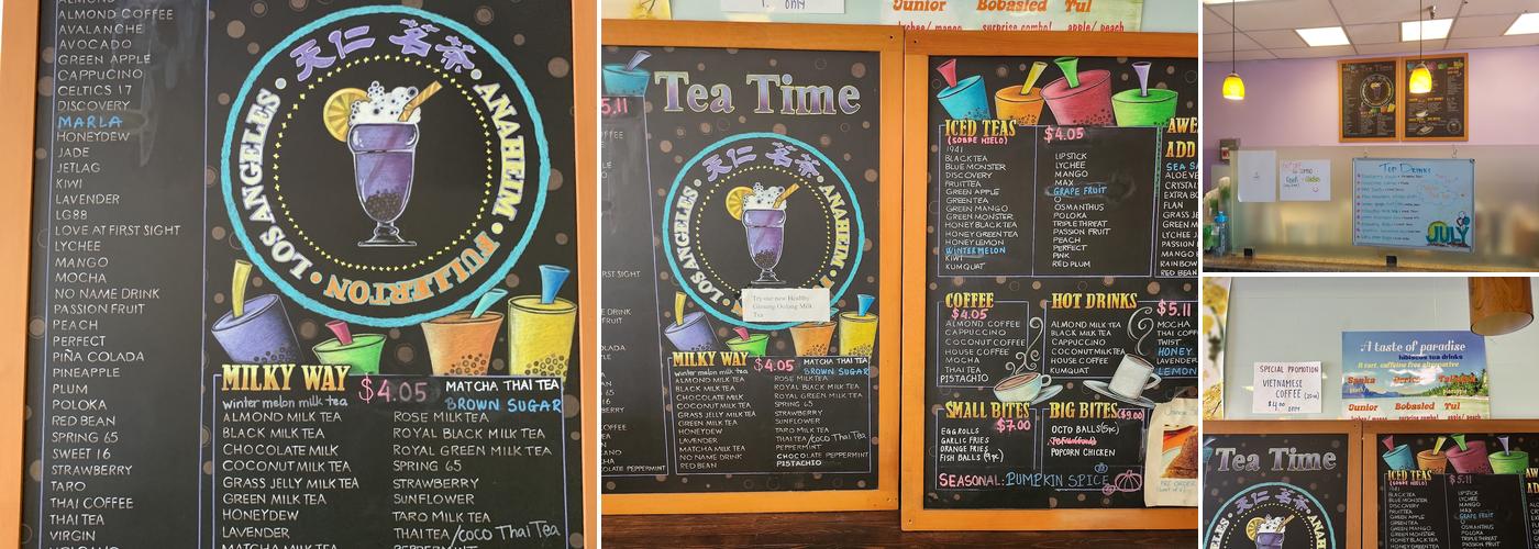 Ten Ren's Tea Time Menu
