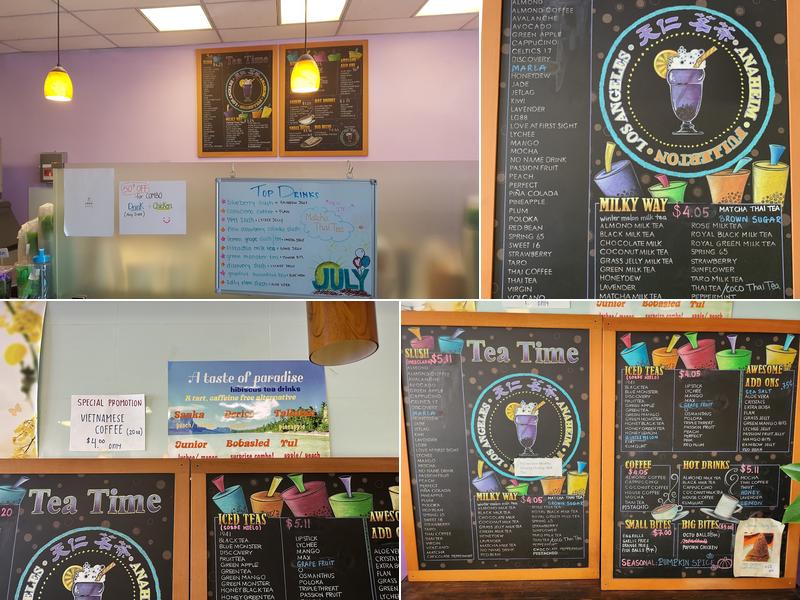 Ten Ren's Tea Time Menu