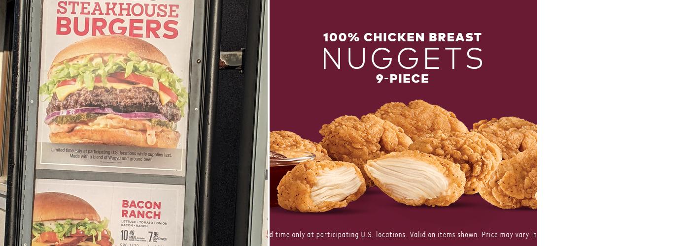 Arby's Menu