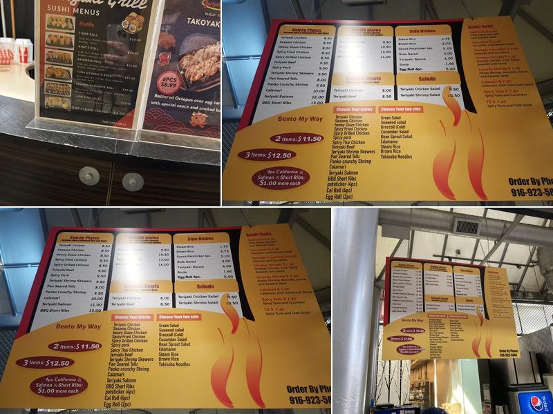 Teriyaki Grill Menu