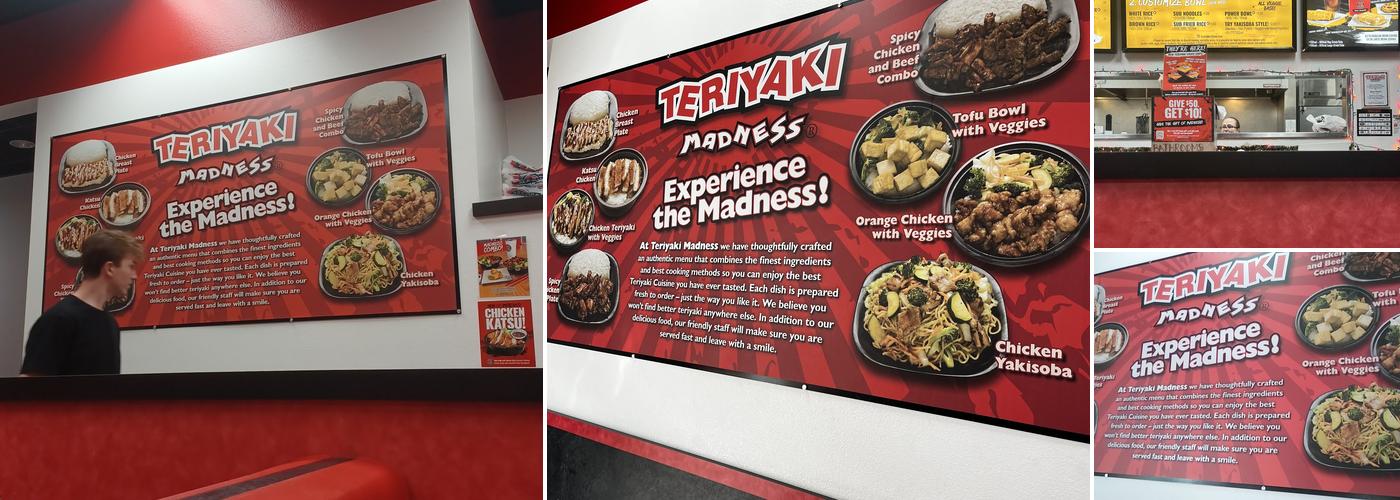 Teriyaki Madness Menu