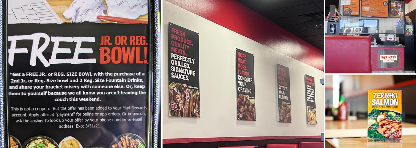 Teriyaki Madness Menu