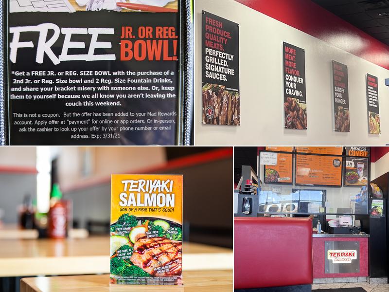 Teriyaki Madness Menu